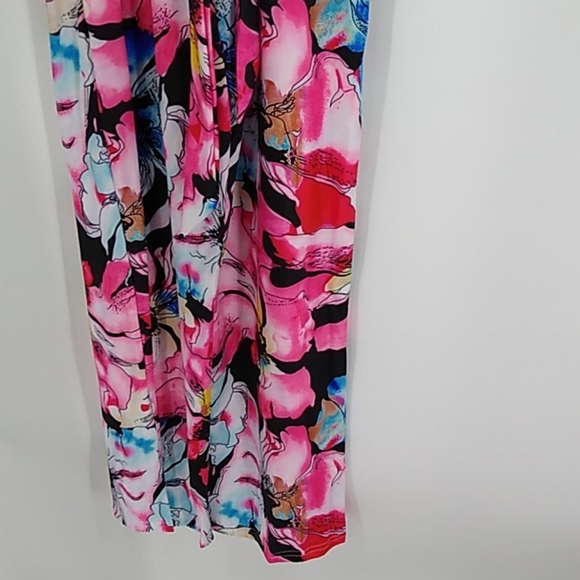 Sexy Floral Long Pants Romper Jumpsuit - Picture 5 of 6